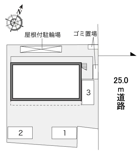 ★手数料０円★八王子市絹ケ丘 月極駐車場